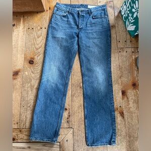 Rag & Bone Peggy Jean Dark wash Mid Rise Straight leg denim